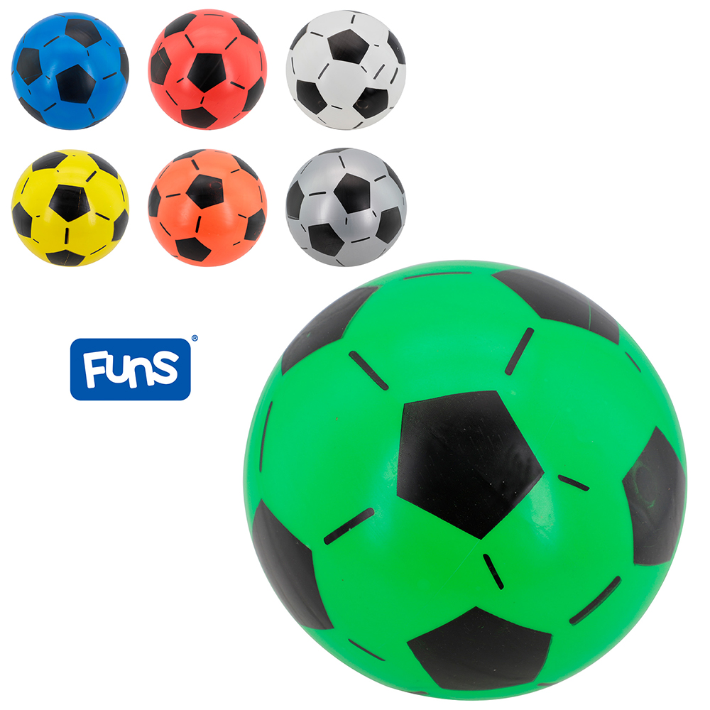 BOLA DE FUTEBOL LEVE DE PVC COLORS 22CM DE Ø 60G WELLKIDS