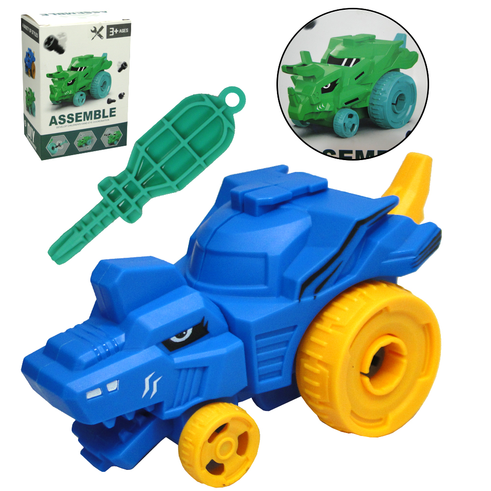 CAMINHAO DINO MONTA E DESMONTA DIDATICO COM ACESSORIO
