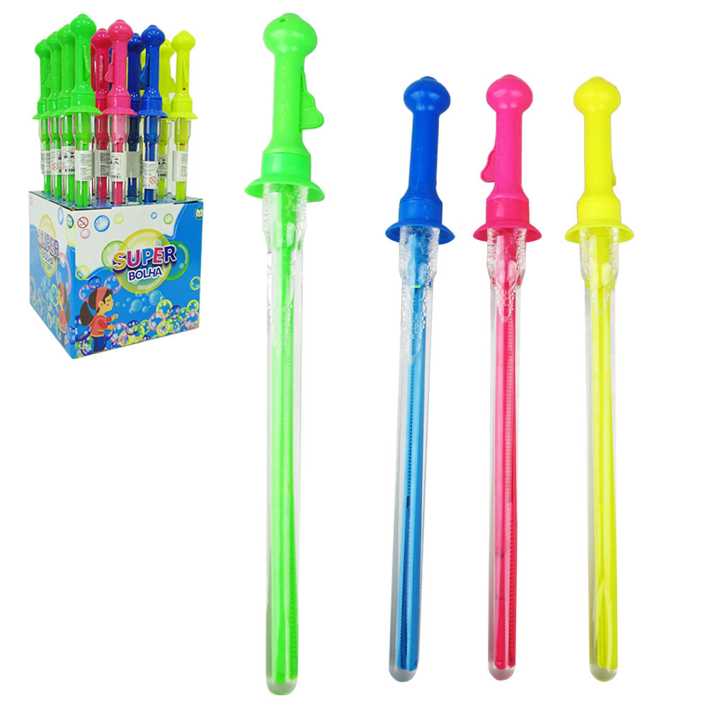 LANCA BOLHA DE SABAO NO TUBO ESPADA SUPER 45CM