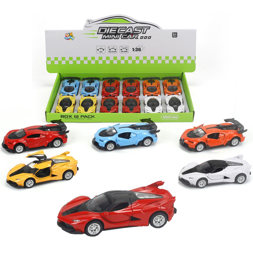 CARRO DE METAL A FRICCAO PULL BACK SUPER CARROS DP PLAY 