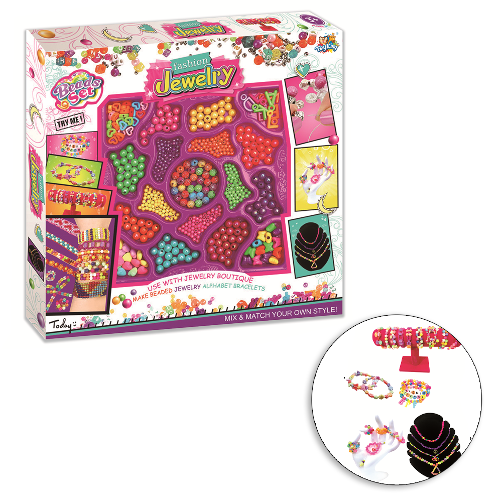 KIT BELEZA / BIJUTERIA INFANTIL COM MICANGAS FASHION JEWELRY TK-AB6843 