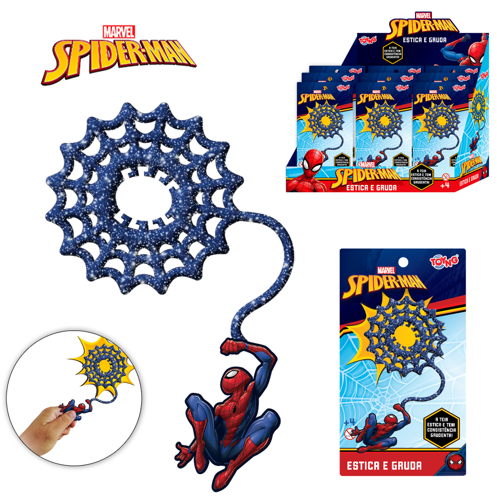 HOMEM ARANHA / SPIDER MAN TEIA ESTICA E GRUDA DP PLAY
