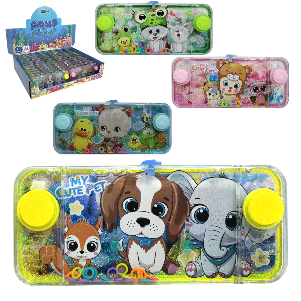 AQUAPLAY JOGO DE ARGOLA BICHINHOS 15,5X7CM DP PLAY MB TOYS