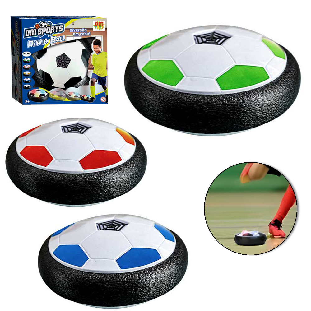 DISCO BALL BOLA FLUTUANTE DM SPORTS COM LUZ A PILHA 6X18CM DE Ø