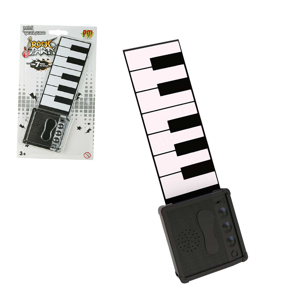 MINI TECLADO MUSICAL INFANTIL ROCK PARK A PILHA