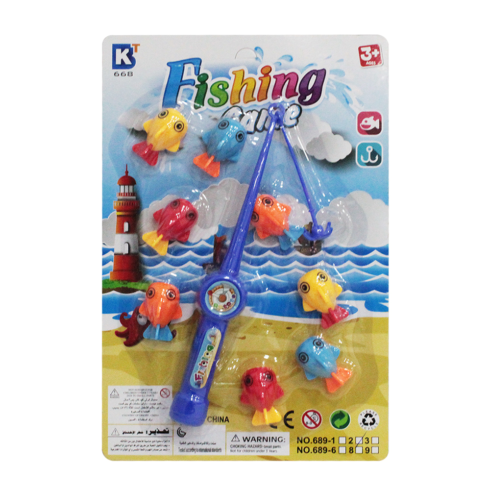 VARINHA PEGA PEIXE COM 8 PECAS FISHING GAME