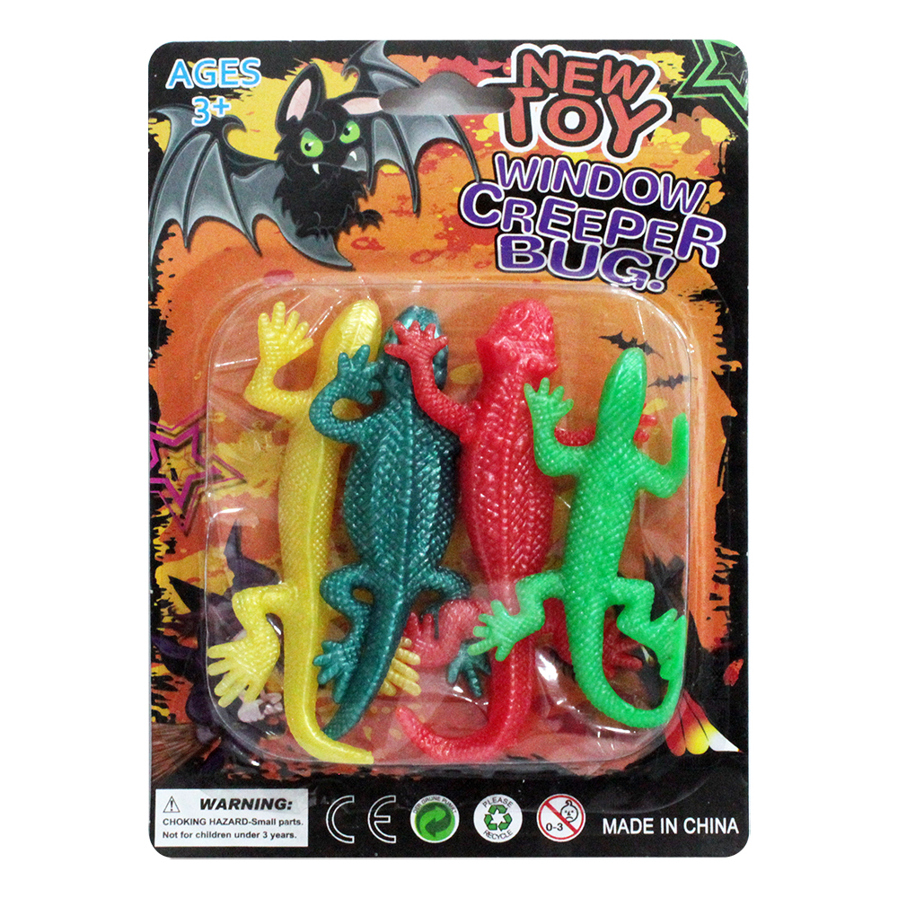 LAGARTO GRUDA GRUDA WINDOW CREEPER BUG 4 PECAS