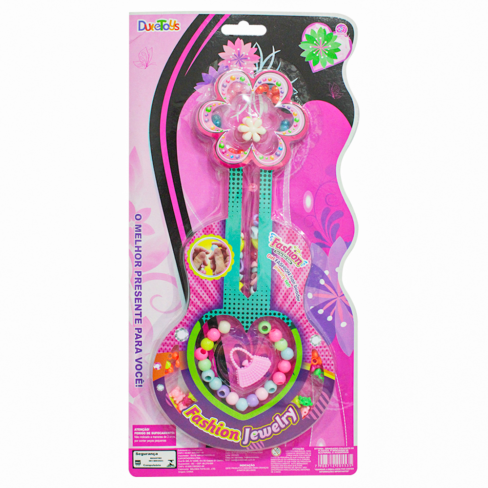 KIT BELEZA / BIJUTERIA INFANTIL COM 60 MICANGAS FASHION JEWELRY VIOLAO
