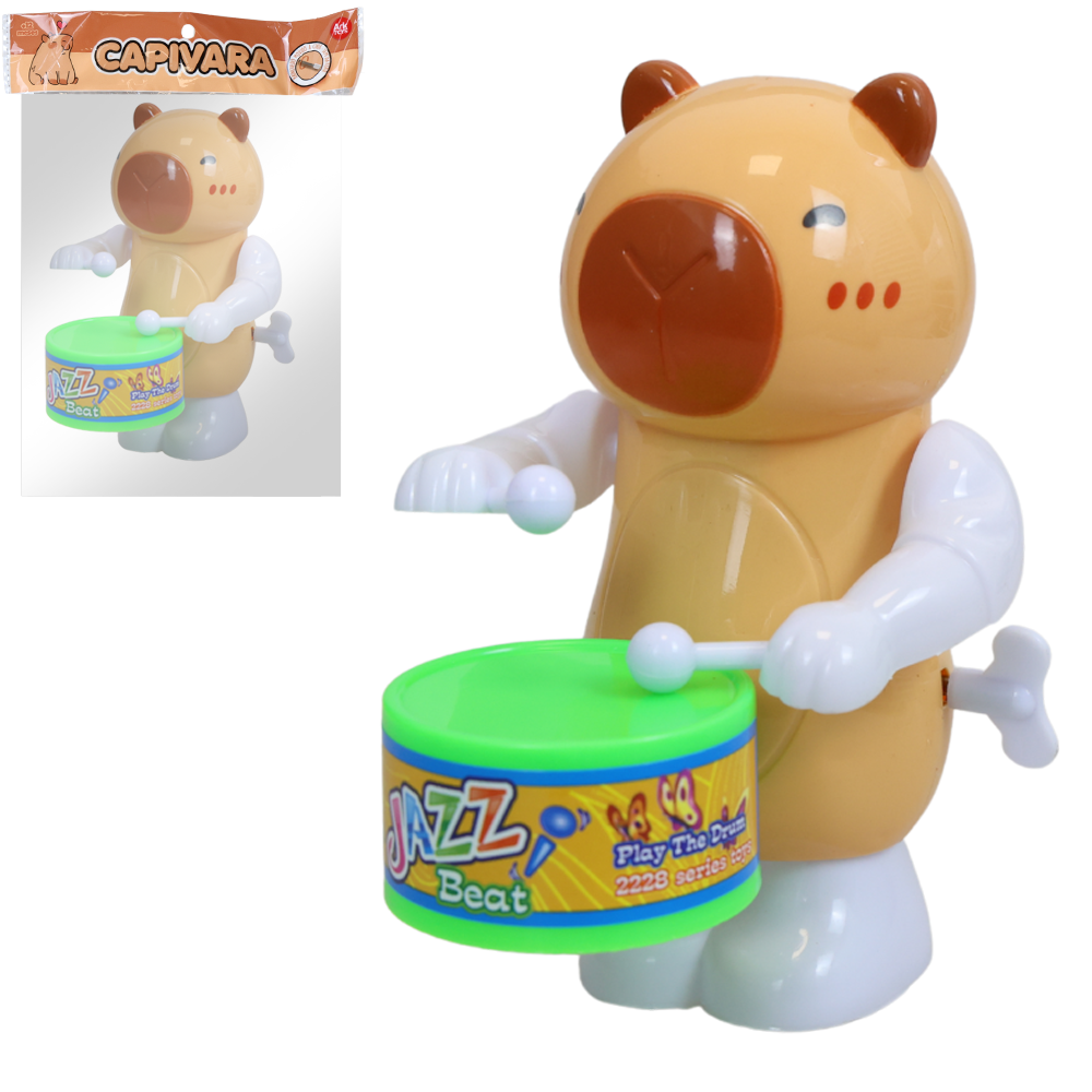 CAPIVARA COM TAMBOR A CORDA