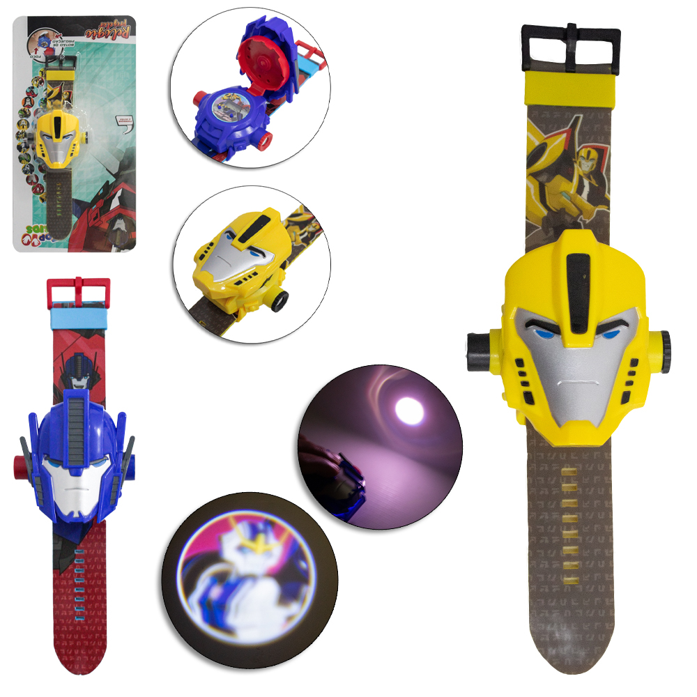 RELOGIO DE PULSO COM PROJETOR IMAGEM 24 FIGURAS A BATERIA TOP KIDS