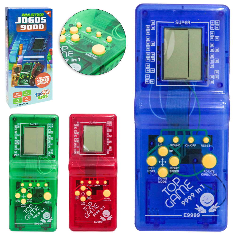 MULTI GAME TRANSCOLOR TOP KIDS A PILHA 18,5X7,5CM