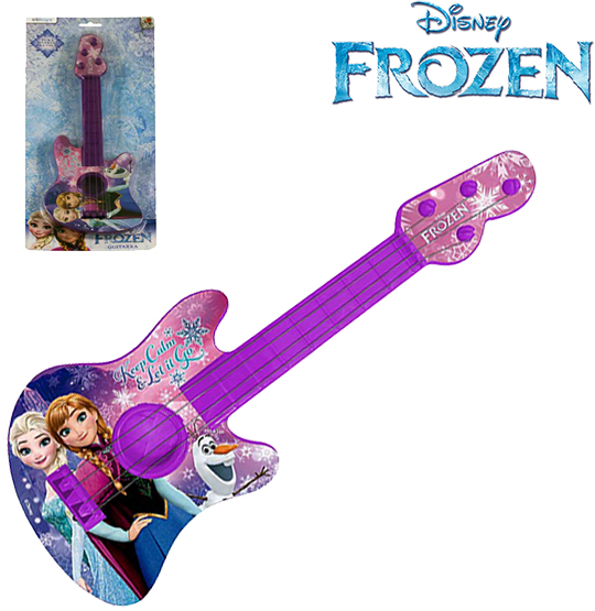 GUITARRA INFANTIL ACUSTICA PEQUENA NA CARTELA FROZEN DISNEY