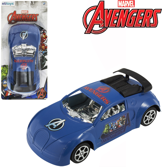 CARRO A FRICCAO NA CARTELA VINGADORES/AVENGERS DISNEY