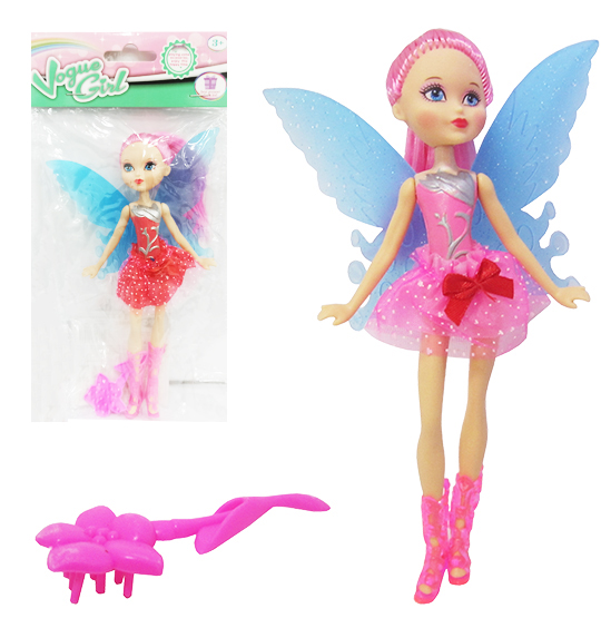 BONECA FADA MERMAID COM ESCOVA 