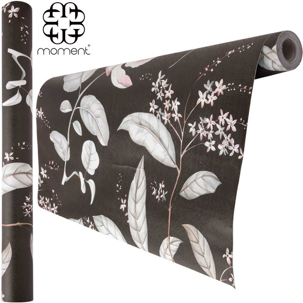 PAPEL DE PAREDE ROLO AUTOADESIVO FLORAL 45CMX5M