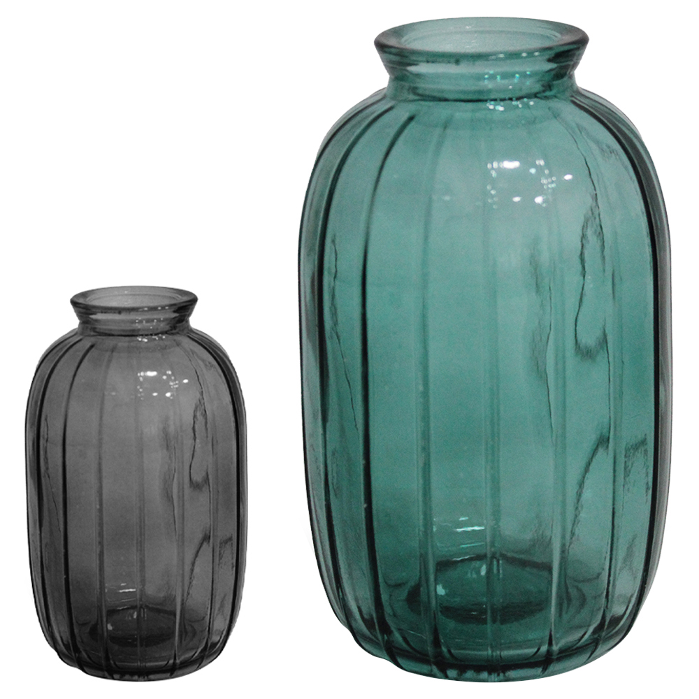 VASO DE VIDRO REDONDO 12X7CM