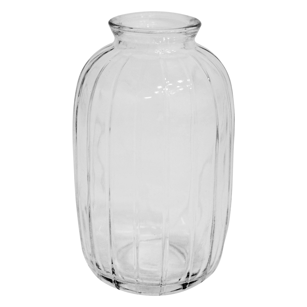 VASO DE VIDRO REDONDO 12X7CM DE Ø