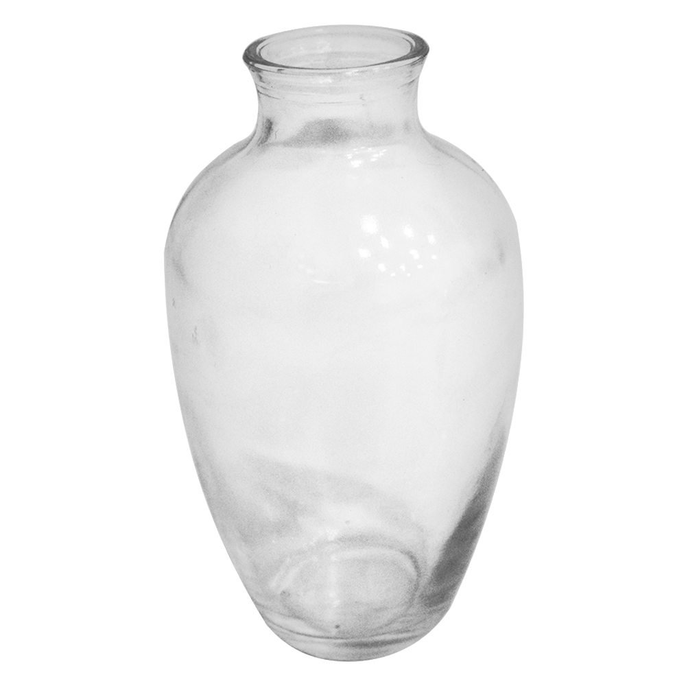 VASO DE VIDRO REDONDO 13X7CM DE Ø