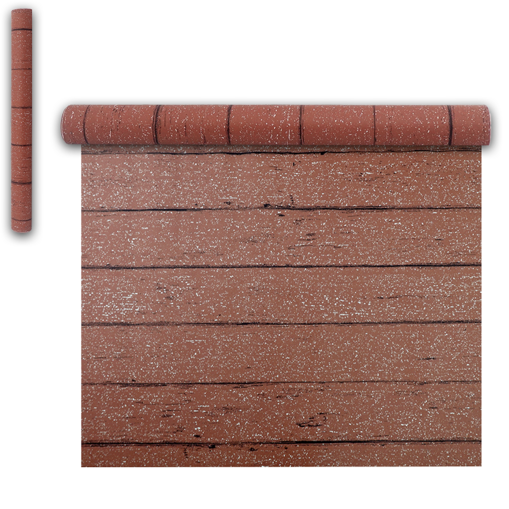 PAPEL DE PAREDE ROLO AUTOADESIVO LAMINADO MADEIRA 45CMX5M