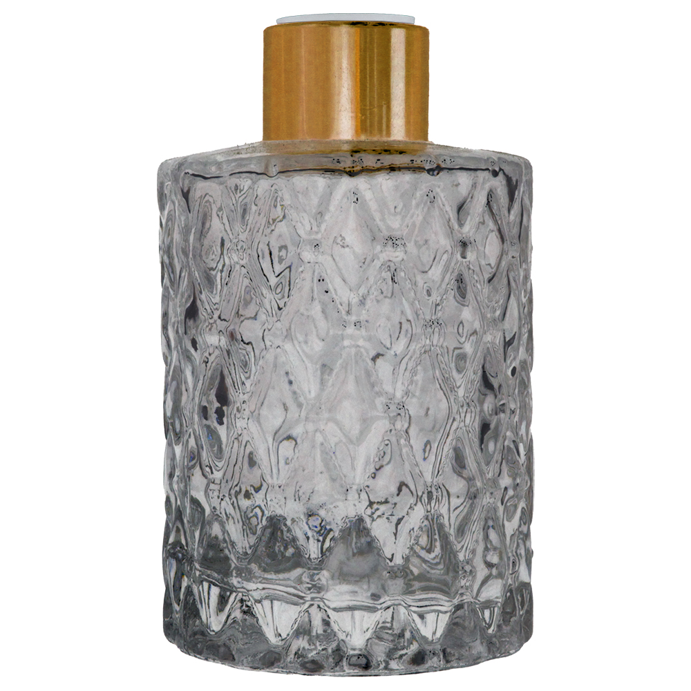 DIFUSOR DE AROMAS PARA AMBIENTES VASO DE VIDRO 10,5X6CM DE Ø 200ML