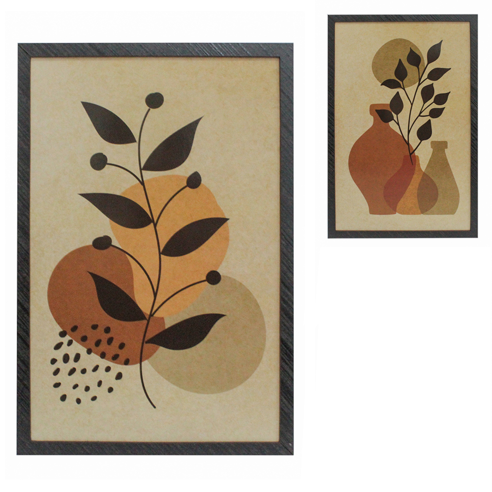 QUADRO DECORATIVO 19X29CM DE MADEIRA