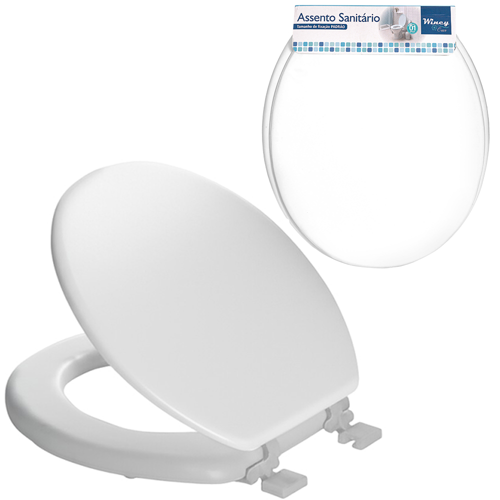 ASSENTO SANITARIO ALMOFADADO BRANCO 44X35,5CM 