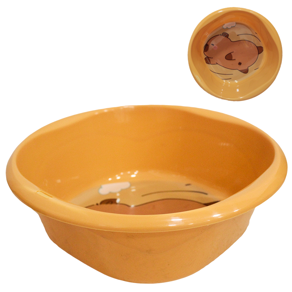 ORGANIZADOR DE PLASTICO REDONDO CAPIVARA 9X28CM DE Ø