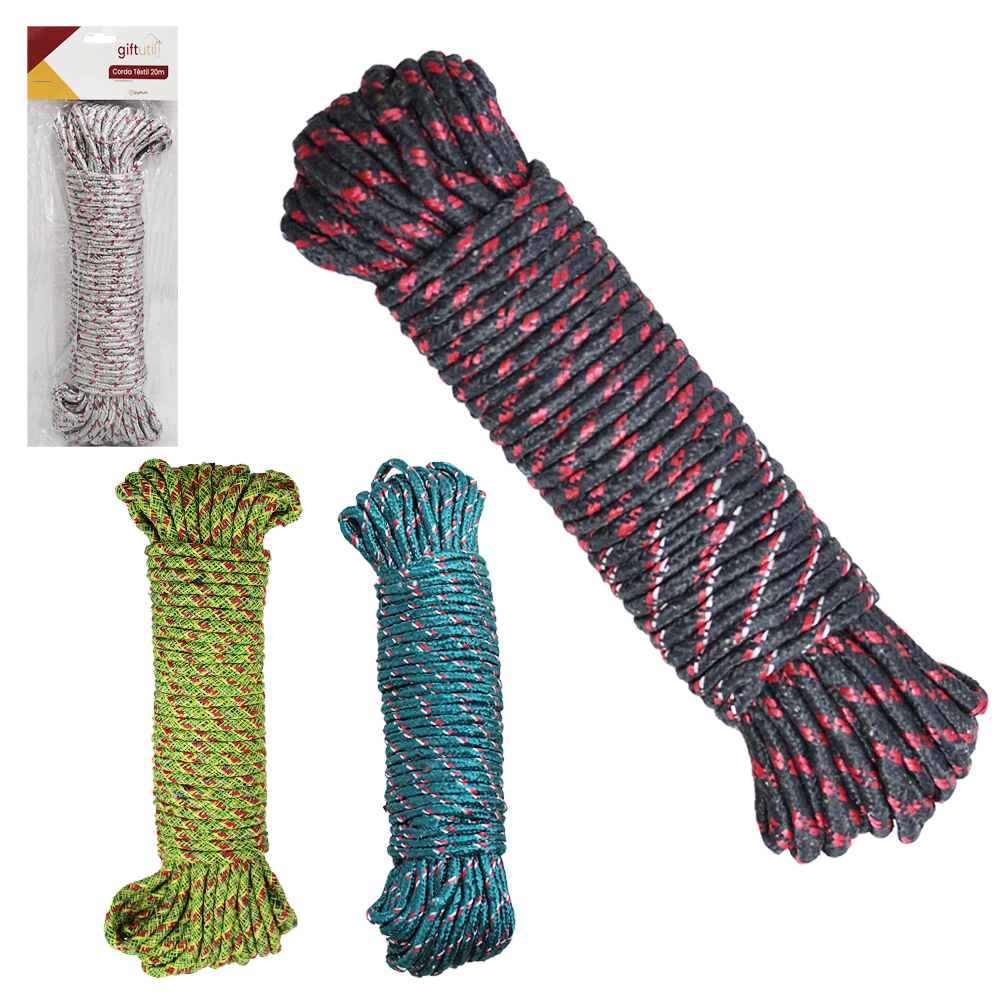 CORDA DE NYLON PARA VARAL COLORS 20MX5MM