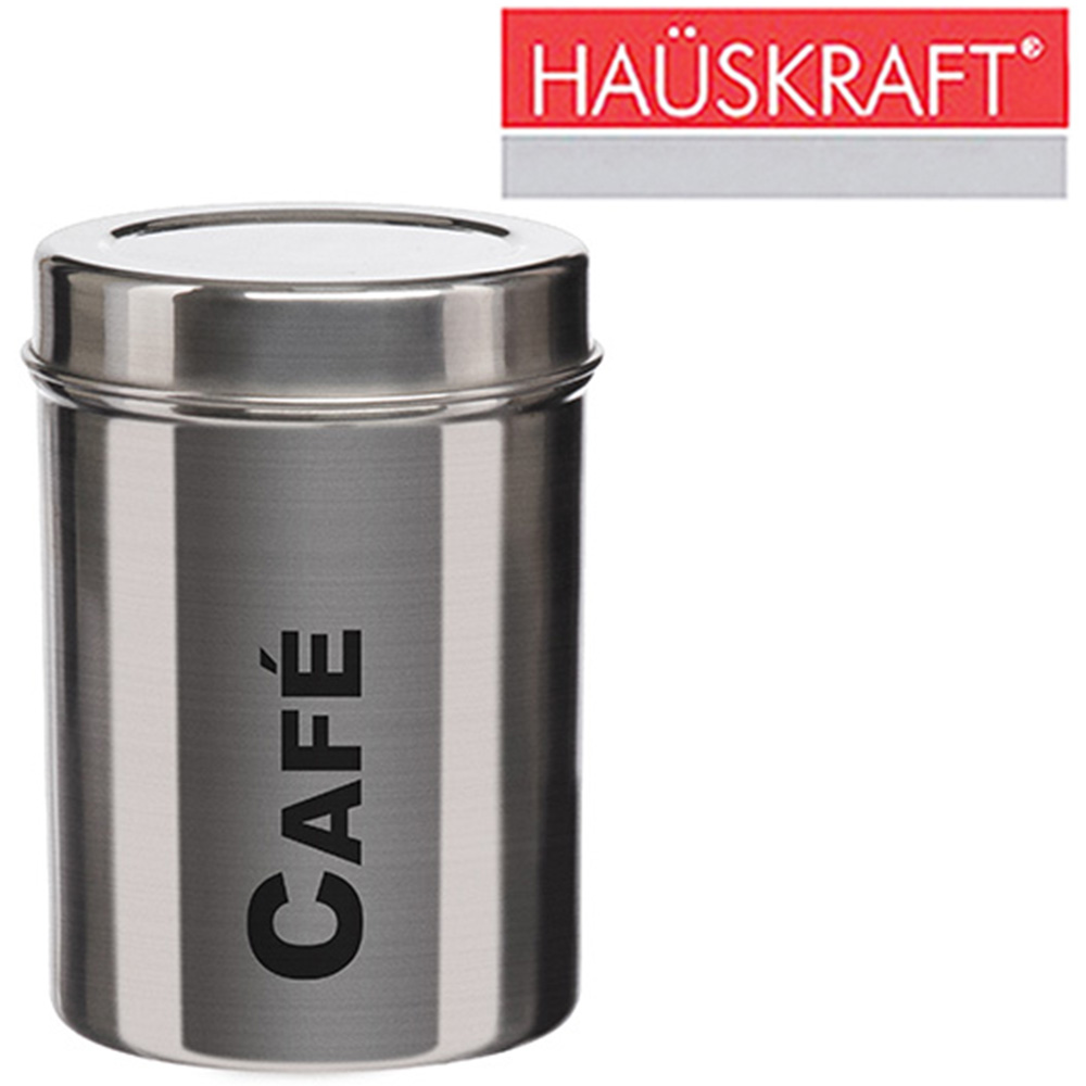 POTE DE INOX REDONDO CAFE COM TAMPA VIENA HAUSKRAFT 1L