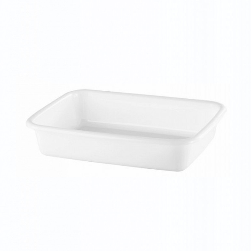 BANDEJA DE PLASTICO RETANGULAR LEITOSA MULTIUSO COM ALCA 3,5L 32X24X6,5CM 