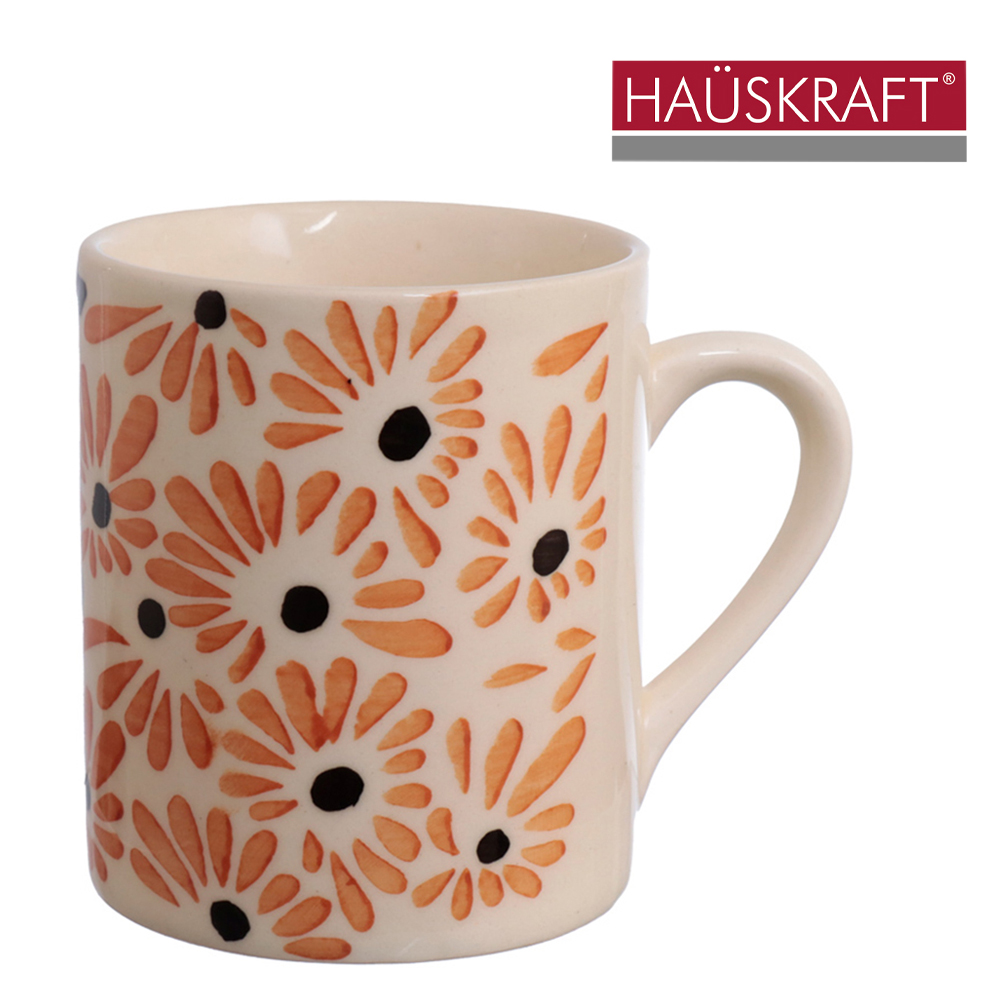 CANECA DE PORCELANA GIRASSOL HAUSKRAFT 300ML
