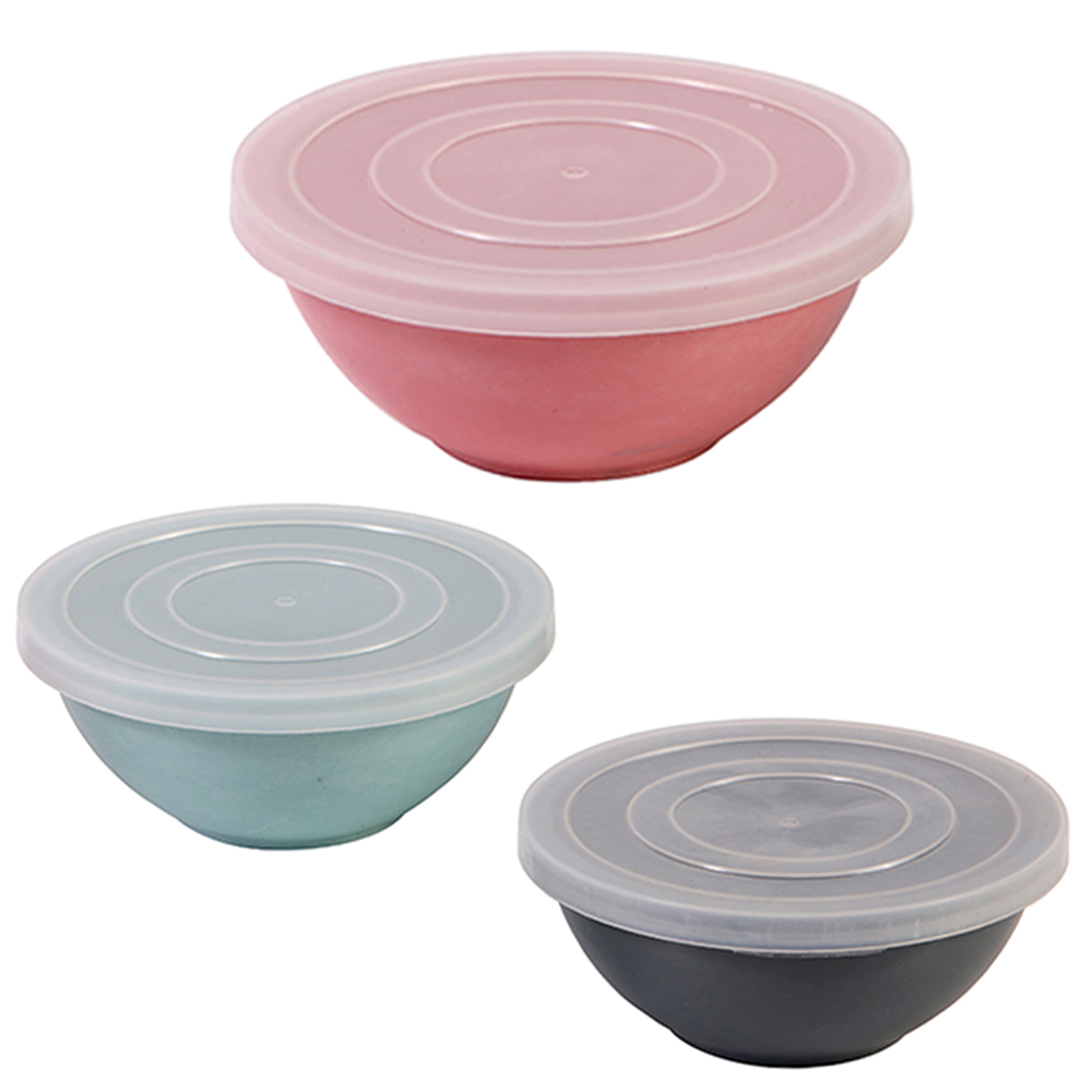 POTE DE BAMBU ECOLOGICO E MELAMINA REDONDO ECO SOFT COM TAMPA DE PLASTICO 285ML