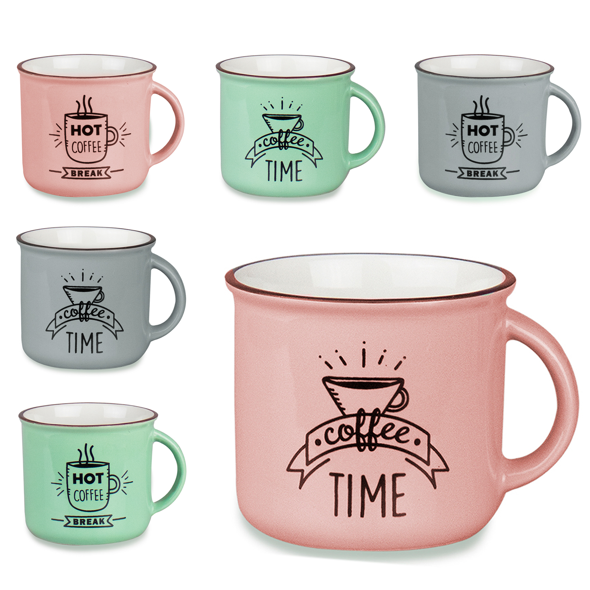 CANECA DE PORCELANA COFFEE SOFT 380ML