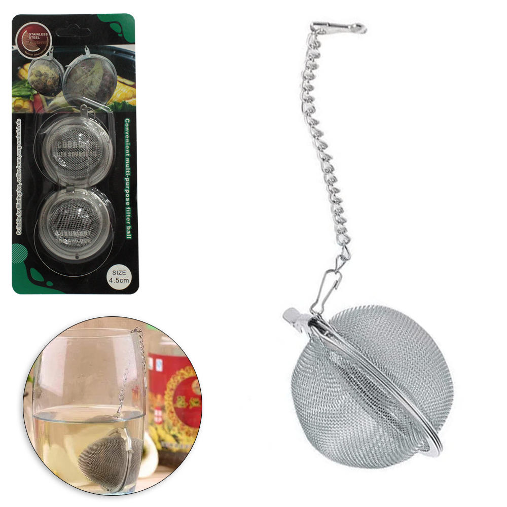 INFUSOR COADOR DE CHA DE INOX 4,5CM DE Ø