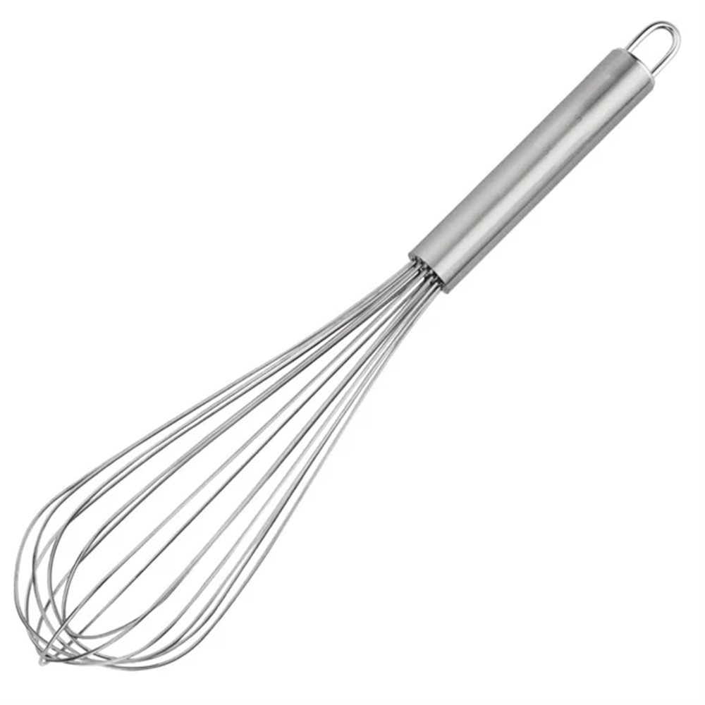 BATEDOR DE CLARA FOUET DE INOX MANUAL 34X8CM