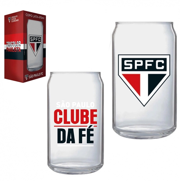 COPO LATA DE VIDRO SAO PAULO 470ML