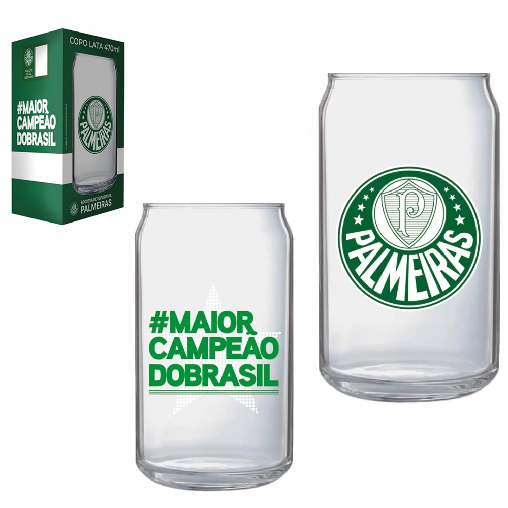 COPO LATA DE VIDRO PALMEIRAS 470ML