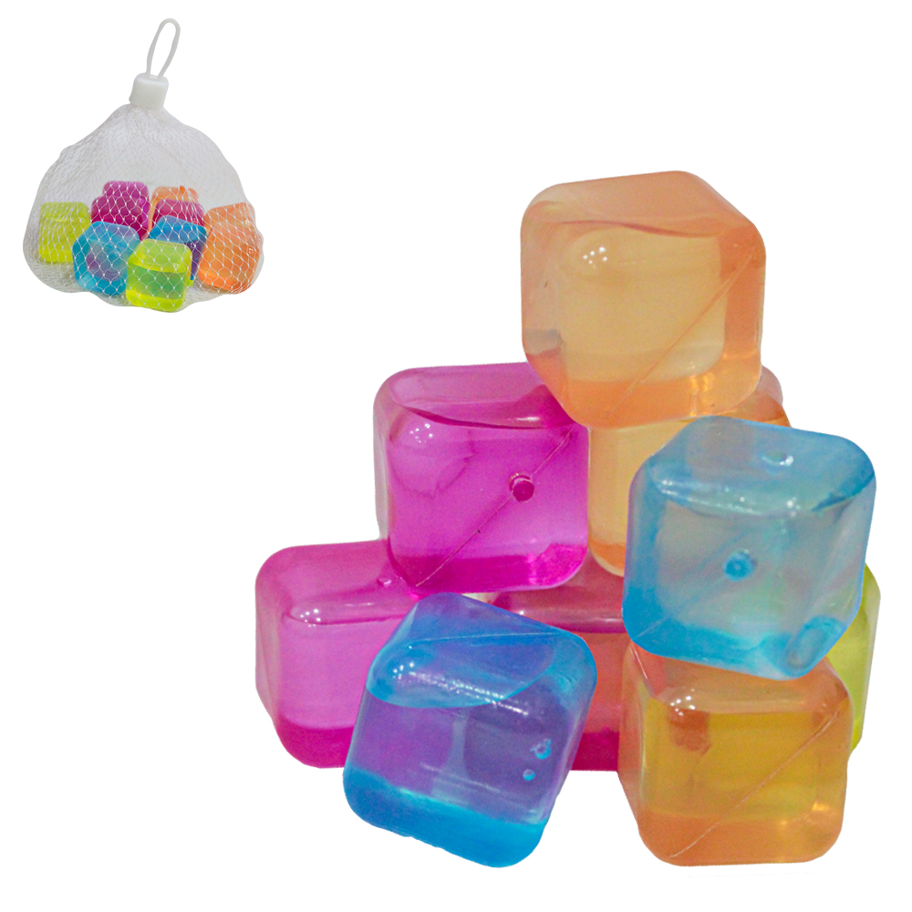 CUBO DE GELO ECOLOGICO COLORS COM 10 PECAS