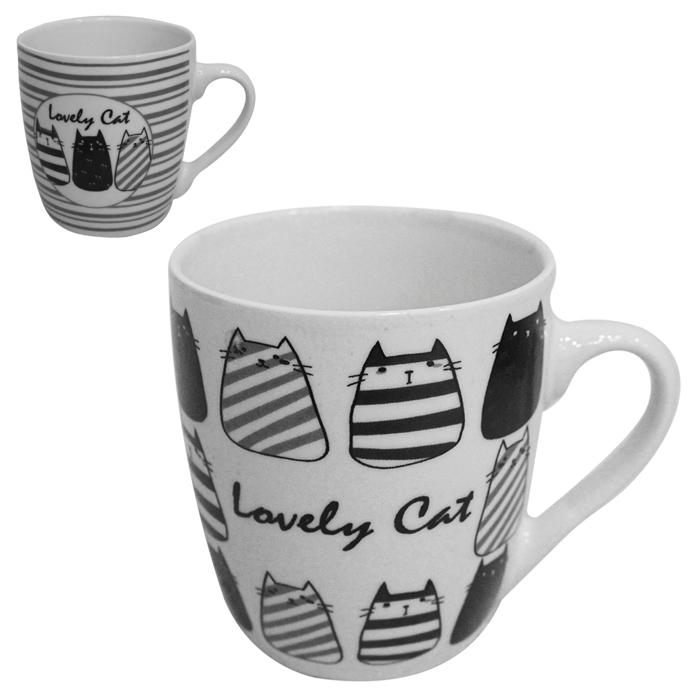 CANECA DE PORCELANA GATO 200ML
