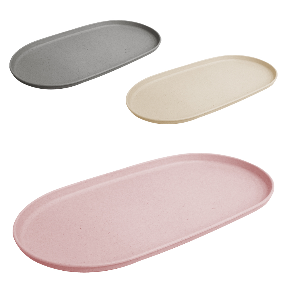 PRATO BANDEJA TRAVESSA DE BAMBU ECOLOGICO OVAL 31X6,5CM