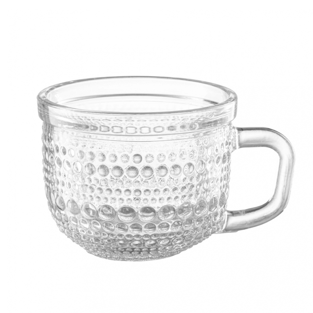CANECA XICARA DE VIDRO PARA CHA OLINDA 255ML