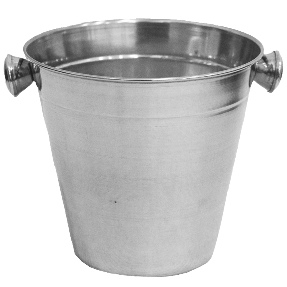 BALDE DE GELO DE INOX REDONDO COM ALCA 1200ML 13X14,1CM DE Ø