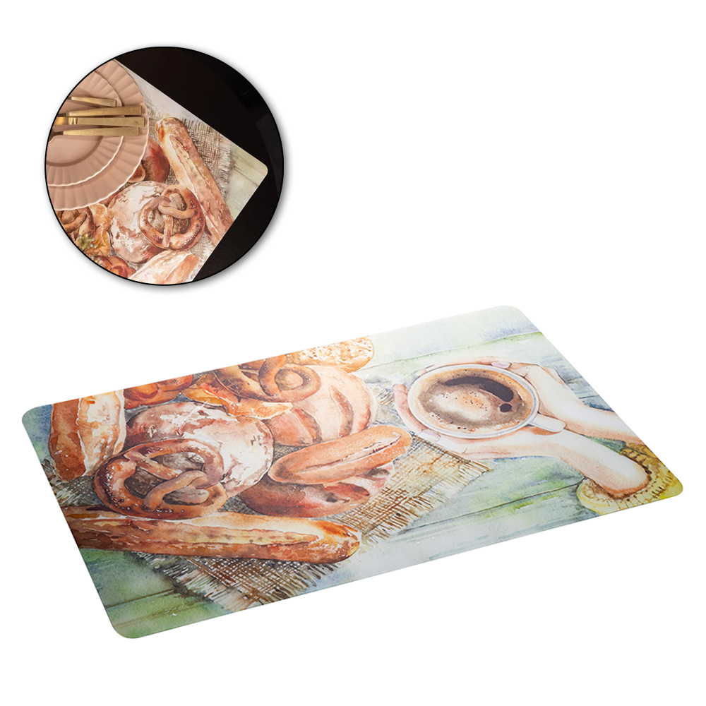 TOALHA LUGAR AMERICANO DE PLASTICO RETANGULAR BAGUETTE 43,5X28,5CM