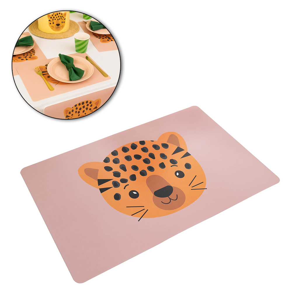 TOALHA LUGAR AMERICANO DE PLASTICO RETANGULAR TIGRE 43,5X28,5CM