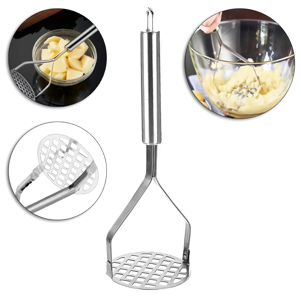 AMASSADOR DE INOX MULTIUSO 26X8CM DE Ø