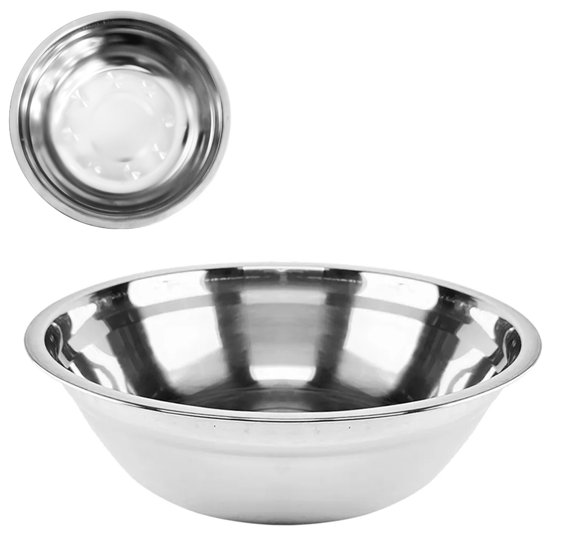 TIGELA DE INOX REDONDA BOWL 500ML 17CM DE Ø