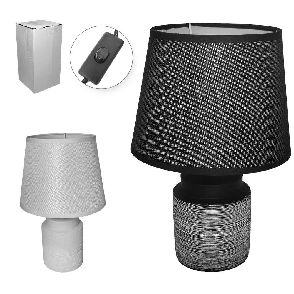 ABAJUR LUMINARIA COM CUPULA E BASE DE PORCELANA VASO BIVOLT 27,3X18CM DE Ø