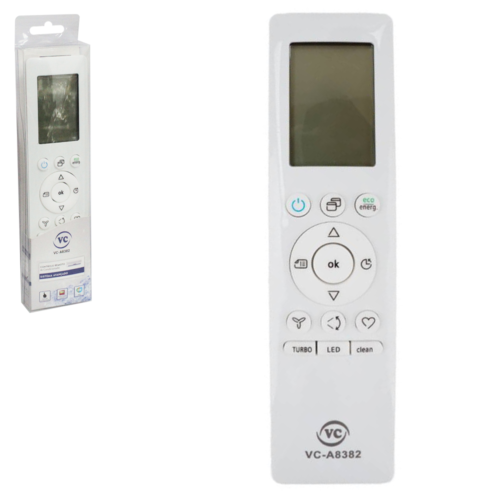 CONTROLE REMOTO COMPATIVEL PARA AR CONDICIONADO SPRINGER MIDEA 19,5X5CM