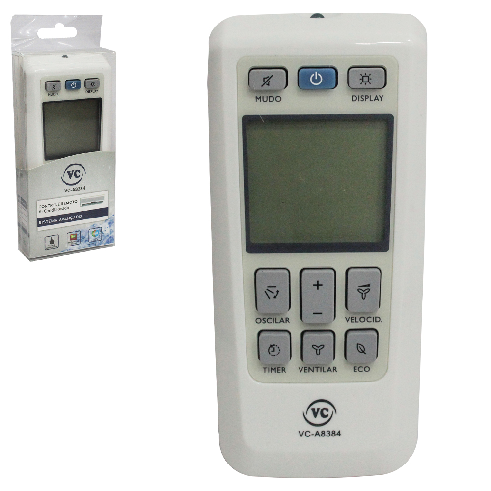CONTROLE REMOTO COMPATIVEL PARA AR CONDICIONADO ELECTROLUX 13,5X6CM