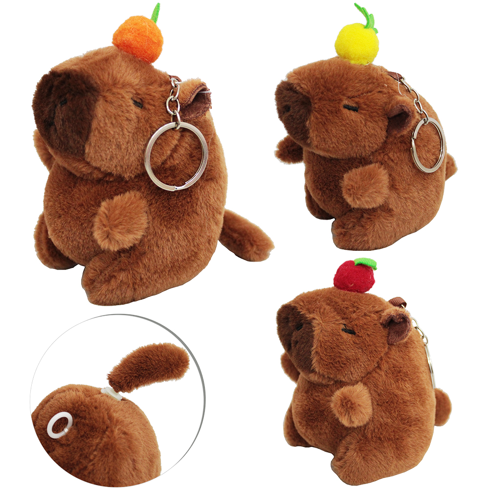 CHAVEIRO DE PELUCIA CAPIVARA TOP KIDS